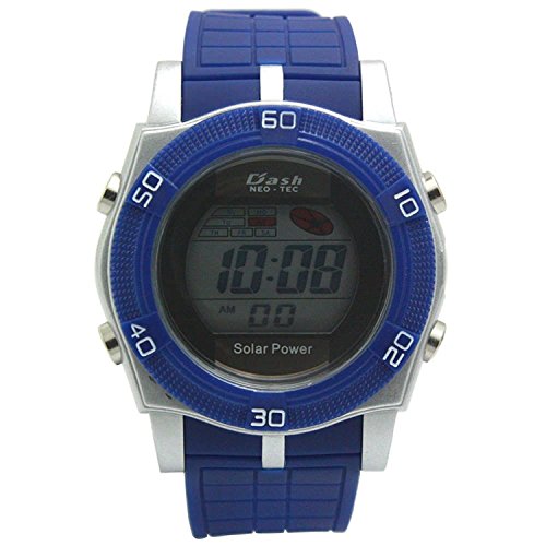 Dash watch NEO-TEC Solar Watch Sports Digital 10 ATM water resistant Blue ~ Blue AD06716-SOL-2 Men
