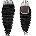 Freyja Hair Brazilian Virgin Hair Human Hair Closure With Baby Hair Deep Wave Top Lace Closure Part 8-20