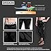 [DRSKIN] Compression Tight Pants or Shirts Base Layer Running Leggings Men Women (4XL, Black)