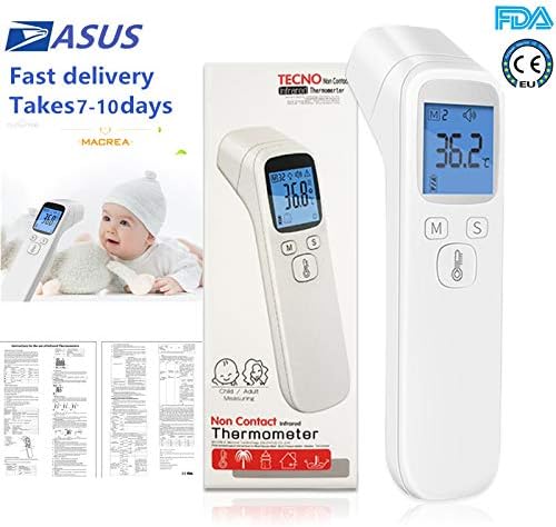Handheld Forehead Infrared Thermometer Non-Contact Digital Temp Meter Temperature Gun with Accurate Instant Readings for Infant Child Adult