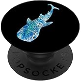 Blue Whale Shark Ocean Sea Lover PopSockets Adhesive PopGrip