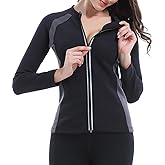 Women’s Neoprene 2mm Wetsuit Top Thermal Swimsuit Long Sleeve Diving Suit Surfing Jacket for Boating Snorkeling