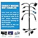 Chengsi Cable Sleeve Organizer Cord Wire Wrap Coiled Tube Cable Management Sleeve for Home Office PC TV (Black Length59inches Diameter1.1inches)