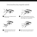 Magnet Eyelashes-Dual Magnetic False Eyelashes with NO GLUE 3D Fiber Reusable Best Fake Lashes Extension for Natural Look,Perfect for Deep Set Eyes (-2 Pair/8 Pieces)