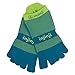 Injinji Run Lightweight No Show Xtralife Socks, Electric Blue, Medium