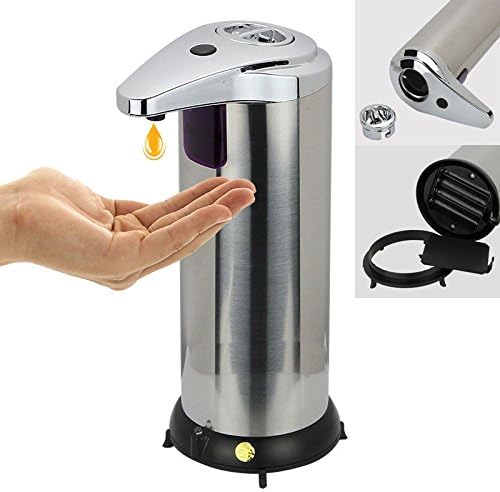 Stainless Steel Hands Free Automatic IR Sensor Touchless Soap Liquid Dispenser
