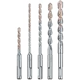 Dewalt DW5470 5-Piece Rock Carbide SDS Plus Hammer Bit Set