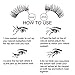 Magnetic Eyelashes Double Magnet Ultralight False Eye Lashes No Glue Premium Quality Soft and 3D Effect Silk Eyelash 4 Piece Full Strip New Style