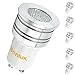 Bonlux 3W LED MR11 GU10 Spot Light 120 Volts Daylight 6000k MR11 GU10 Bi-pin Base 25W Halogen Bulbs Equivalent MR11 Spotlight for Landscape Accent Recessed Track lighting (Pack of 5)