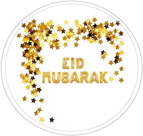 Uniquedesignz Eid Mubarak 70 Labels to put on favour party bags Sweet cones Non Personalised By (00116)