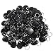 HWMATE 125khz RFID Smart EM ID Read Only Entry Access Keyfob Tag Token Keychain Card (100 Pack) (Black)
