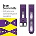 ANCOOL Compatible with Fenix 6X Band Easy Fit 26mm Width Soft Silicone Watch Strap Replacement for Fenix 5X/Fenix 3/Fenix 3 HR/Fenix 5X Plus Smartwatches - Purple
