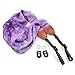 LIFEMATE Scarf Camera Strap,DSLR Camera Strap Universal Neck Strap,Fabric of Bohemia Floral Scarf Camera Strap (Ink Painting Purple)