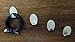 OX Stick On Hooks, Large Stainless Steel Adhesive 4-Pack