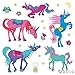 Peaceable Kingdom Magical Unicorns Sticker Fun! Reusable Sticker Tote