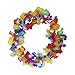 3 Pcs Flower Garland Multi Colored Hawaiian Luau Tropical Flower Lei Garland Party Decorations. Set Of 3 10' Hibiscus Flower Garlands a total of 30 Feet - 9 Meters. Hawaiian Luau Tropical Party Suppl
