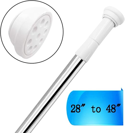 Amazon Com Goodtou Tension Rods 28 To 48 Inches Shower Curtain