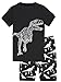 Big Boys' Dinosaur Pajamas 100% Cotton 2-Piece Children Sleepwear Clothes Set