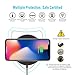 Wireless Charger Qi Fast Charging Pad Quick Charge QC 2.0 3.0 Adapter 10W Compatible Samsung Galaxy S10 S8 S9 Note & 7.5W iPhone 11 Pro Max X 8 Plus Xs XR Moto Oneplus All Qi-Enabled Phones