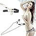 Kocome Metal Nipple Clamps With 30cm Chains Nipples Clips Adult Games Couples Sex Toys