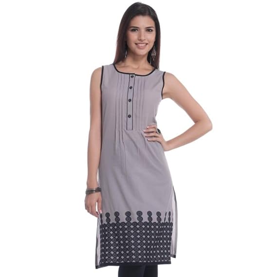 Sleeveless kurti amazon Clearance