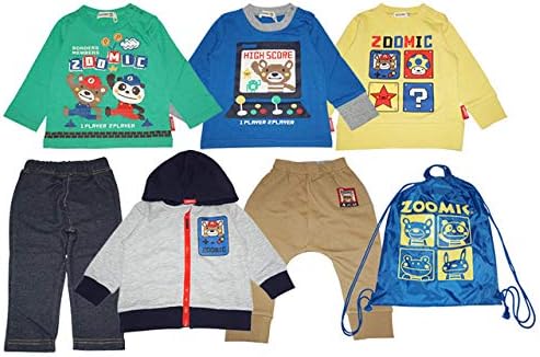 Amazon Co Jp キッズサイズ 21年 春物 Zoomic ズーミック コーディネートセット 福袋 ブルー 1cm 服 ファッション小物