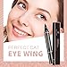 Winged Eyeliner Pencil Stamp - Perfect Cat Eye Vamp Liquid Black Quick Flick Wingliner Waterproof Stencil Wing Long Lasting Smudgeproof Natural Smooth 2 in 1 Duel End (1 Pack)