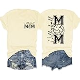 Volleyball Mom T-Shirt Women Volleyball Shirts Game Day Shirt Game Day Graphic Shirts