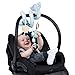 Manhattan Toy Safari Elephant Spiral Stroller and Crib Toy with Baby Mirror, Rattle and Teether