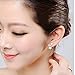 DIB Fashion Jewelry 925 Sterling Silver Double Rhinestone Balls Stud Earring for Lover 12mm