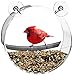 Contempo Creatures Bird Feeder - Mounts on Windows with Strong Suction Cups and Drain Holes - A delightful way to watch wild birds up close from inside your home.