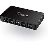 Ocypus Delta EH10 Fan Hub for Computer Case,Support 10 Ports 5V-3PIN ARGB | 12V 4PIN PWM, Smart Circuit Protection Controller, Magnetic Mount, SATA Powered(12V 4-pin RGB Fans not Supported)