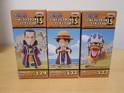 Amazon Co Jp ワンピース ワールドコレクタブルフィギュア Vol 15 ルフィ カルー ネフェルタリ コブラ ホビー 通販