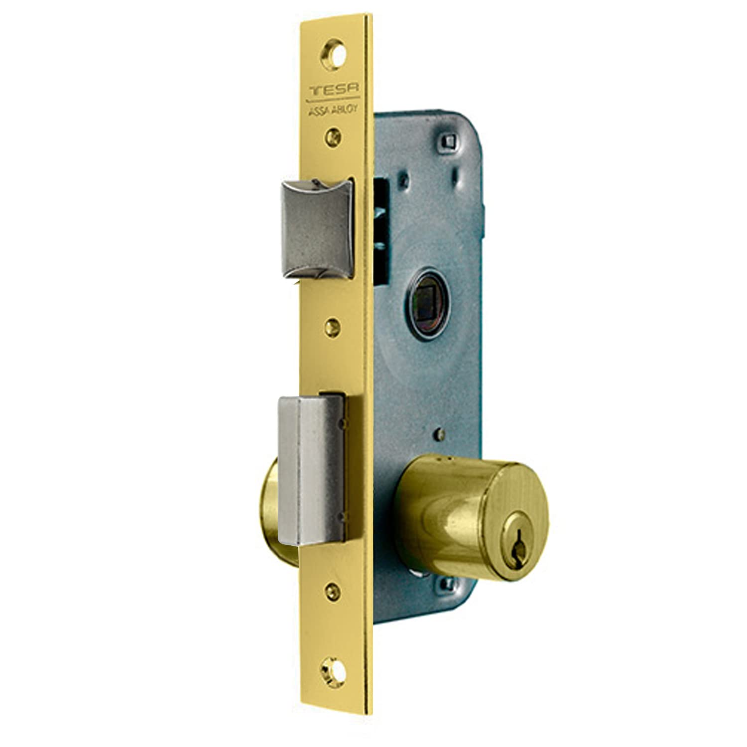 Tesa Assa Abloy 3010135 Serie 2000 Tesa 2000-hl/30 Lock, Bronze (Brass), Entrada 30mm