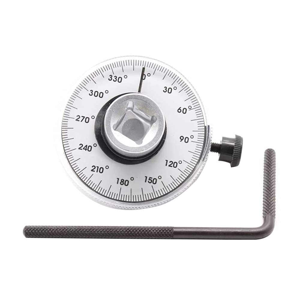 Shiwaki Torque Angle Gauge,Adjustable 1/2" Drive Torque Meter Wrench Set,Professional Measure Tool