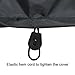 Porch Shield Fire Pit Cover - Waterproof 600D Heavy Duty Fade Resistant Square Patio Fire Pit Table Cover Black - 40 x 40 inch