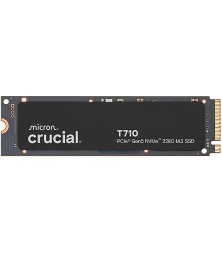 Amazon.com: Crucial T710 2TB 3D NAND NVMe PCIe Gen 5.0 M.2 SSD up