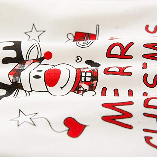 WISREMT Family Matching Christmas Pajamas Set Sleepwear Pajamas Set for Family