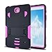 iRHINO Protective Case with Built in Kickstand for Samsung Galaxy Tab (4.7-Inch) - Pink