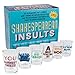 Shakespearean Insults - 6 Piece Shot Glass Set of Shakespeare Quotes