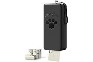 qeerable Dog Poop Bag Dispenser, Wall-Mounted Dog Bag dispenser Outdoor or Indoor for Doggy and Pets, Black Poop Holder for Y