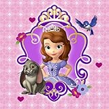 Hallmark 230444 Disney Junior Sofia the First Beverage Napkins