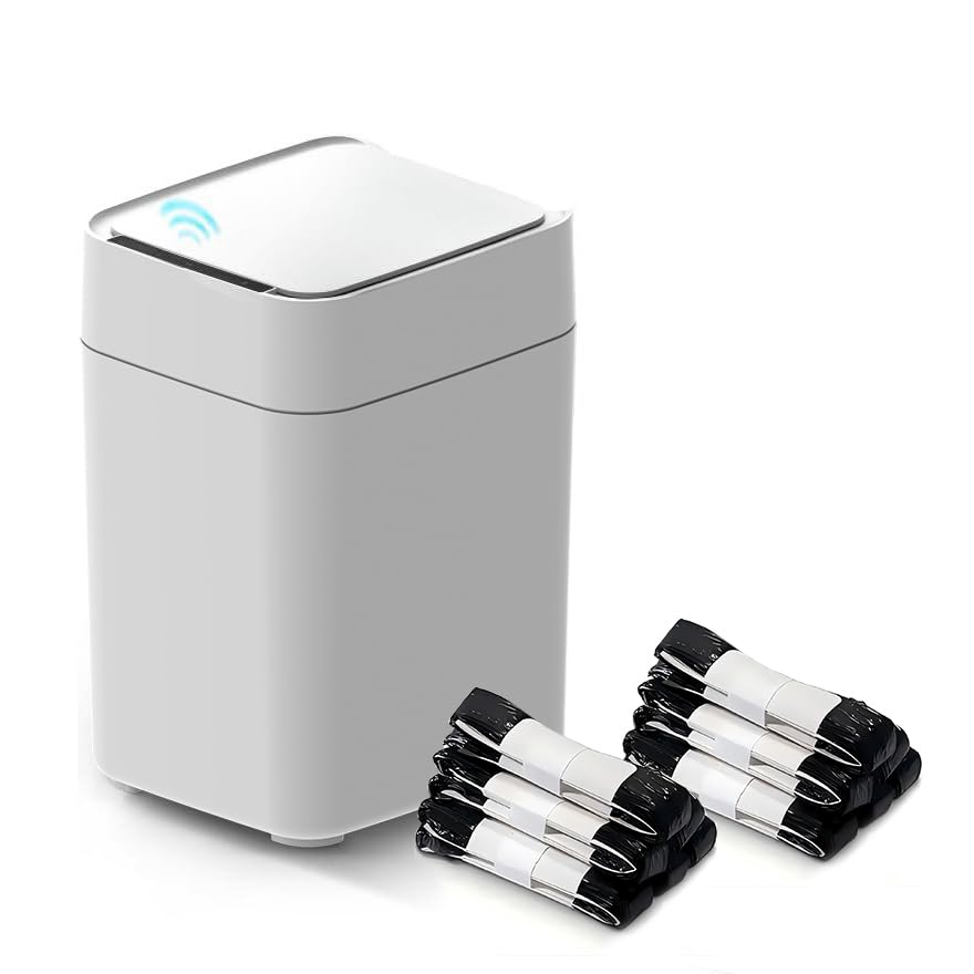 Automatic Self Changing Trash Can, Self Bagging