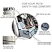WOpet Pet Booster Seat,Deluxe Pet Dog Booster Car Seat with Clip-On Safety Leash and Zipper Storage Pocket- Perfect for Small and Medium Pets up to 20 lbs