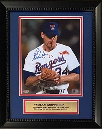 nolan ryan framed jersey