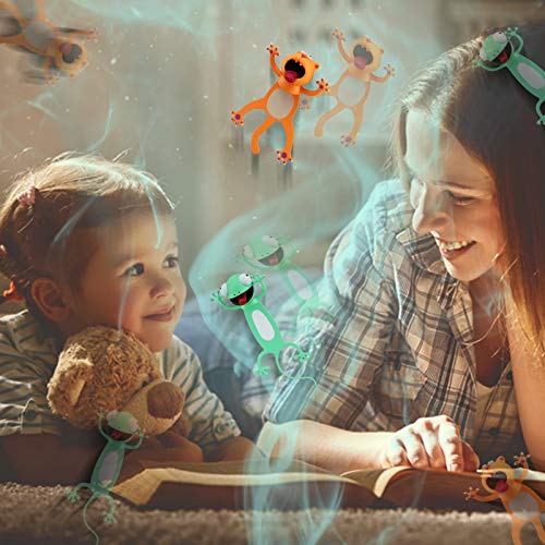 Wacky Bookmarks,3D Cartoon Bookmark Funny and Original Bookmark,Boys and Grils Cute Bookmarks(2Pcs)