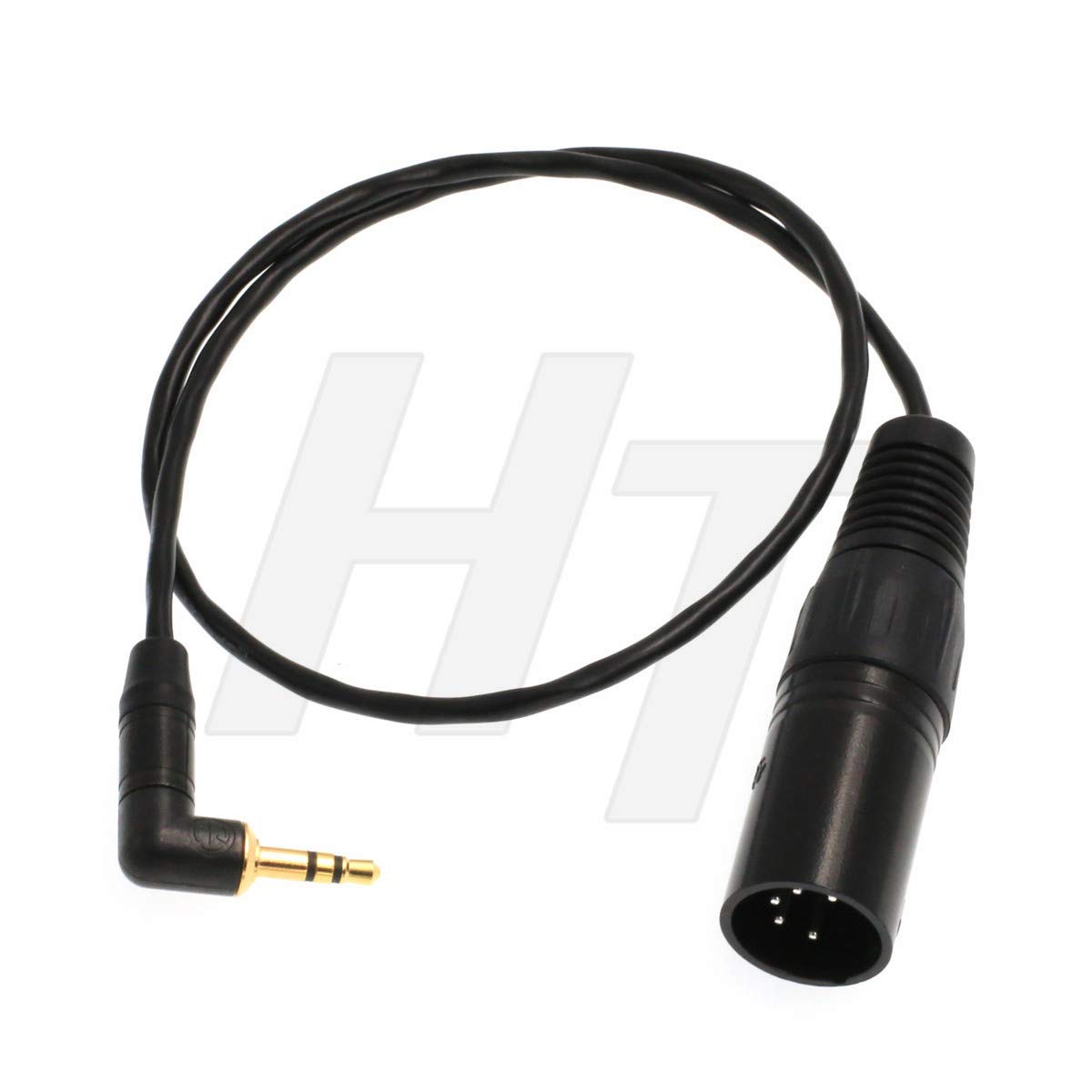 HangTon 3.5mm TRS Stereo XLR 5 Pin Male Audio Input Cable for ARRI Alexa XT SXT Camera (3.5mm TRS)