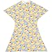 SleepingBaby Poly Zipadee-Zip Swaddle Cozy Transition Baby Swaddle Blanket with Zipper (Large 12-24 Months | 26-34 lbs, 33-37 inches | Rubber Duckies)