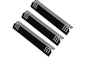 YIHAM KP708 Replacement Parts Flame Tamers for Grill Master 720-0737, Nexgrill 720-0825, 720-0925S, 720-0896B, 720-0896C, Charbroil 466242014 Gas Grill Heat Plate Shield Tent 14 9/16 inch Set of 3