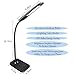 Desktop Lamp, HQOON Office Desk Lamp with USB Charging Ports, Eye Care LED Reading Light , Bedside Touch Sensor Table Lamps (3 Lighting Modes, Brightness Stepless Adjusted )